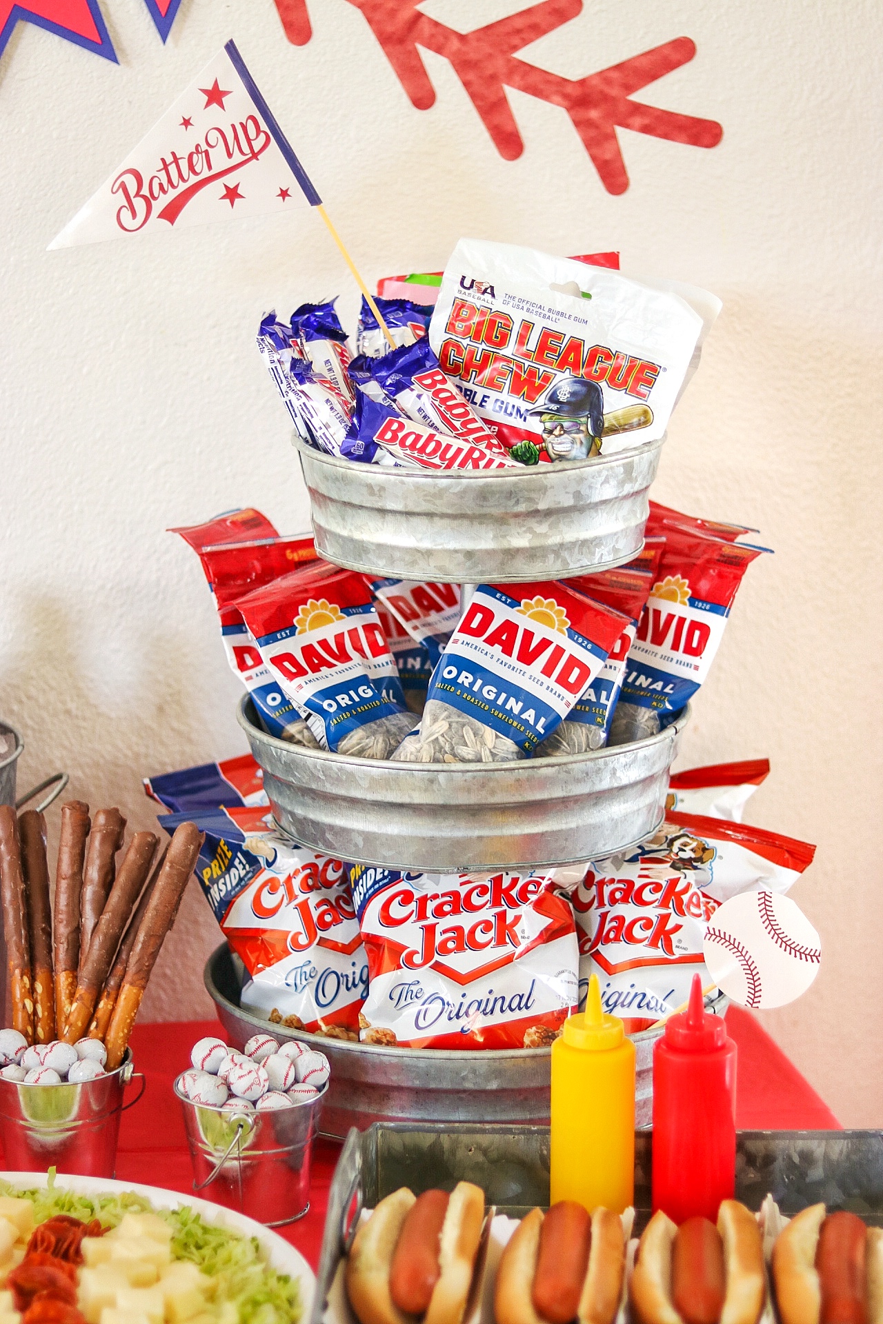 food for baseball themed party