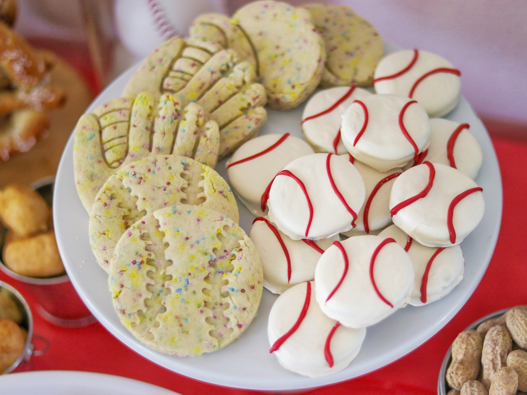 baseball themed party food