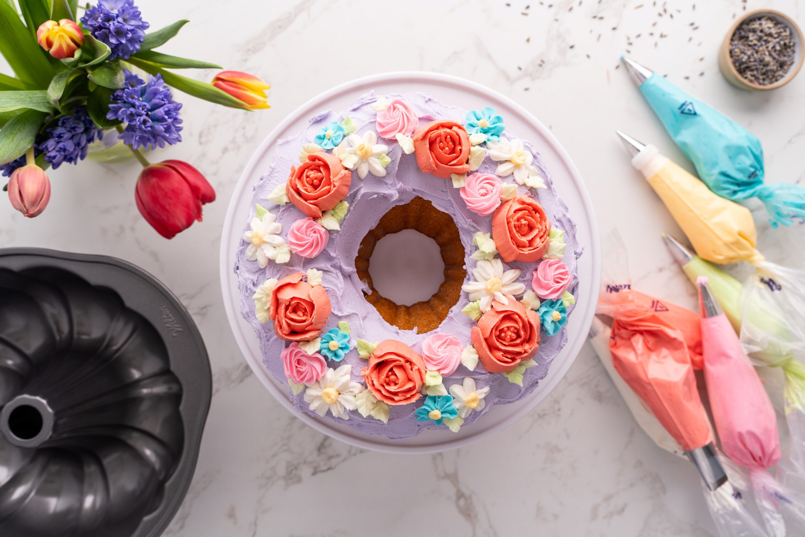 vanilla lavender cake