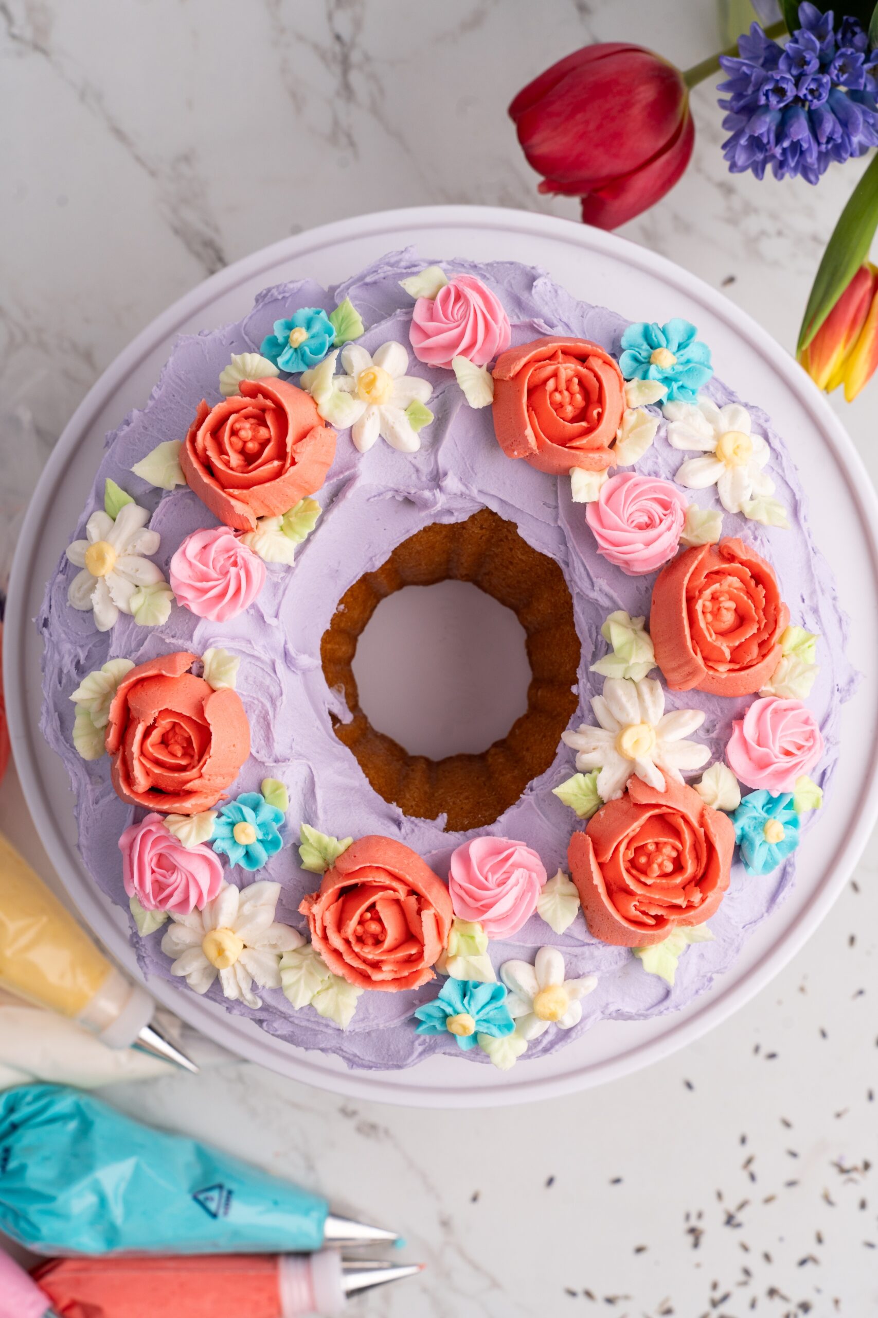 lavender vanilla Bundt cake