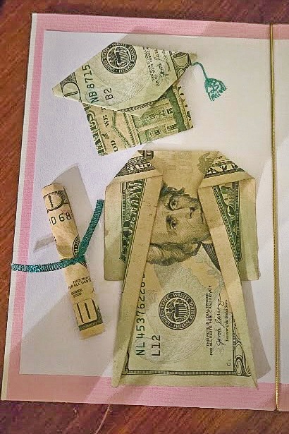 creative ways to give money for graduation