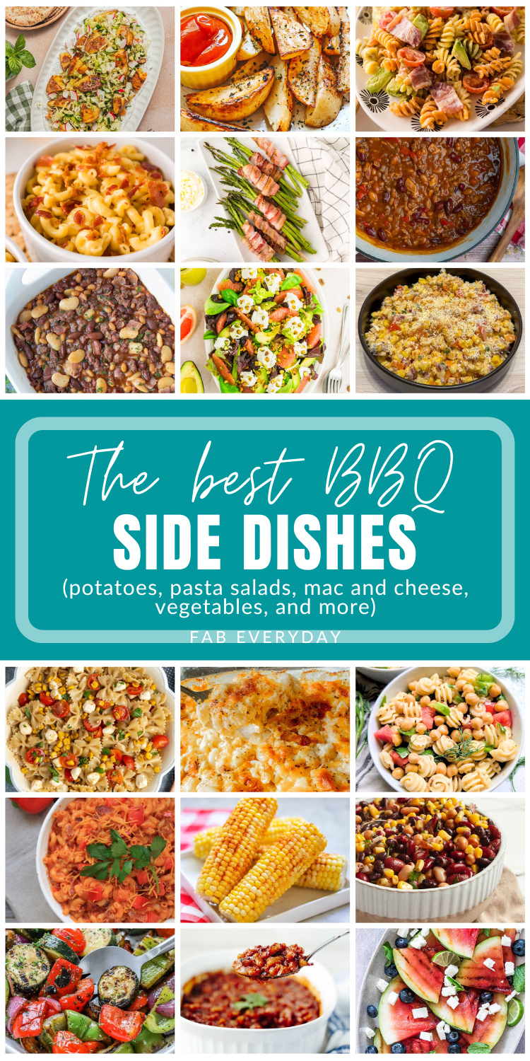 The Best BBQ Side Dishes (potatoes, pasta salads, mac and cheese, vegetables, and more)