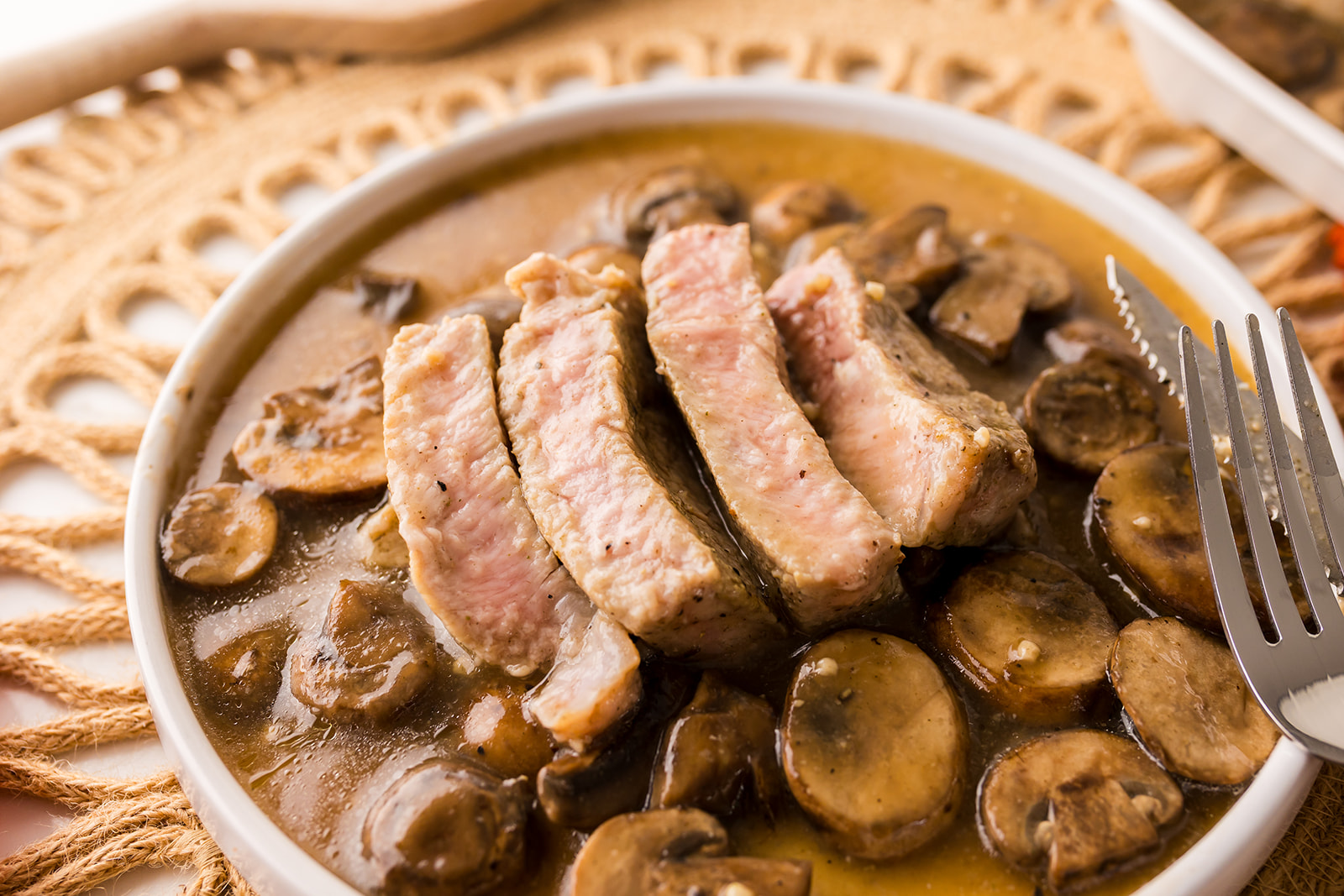 recipe pork chops and mushrooms
