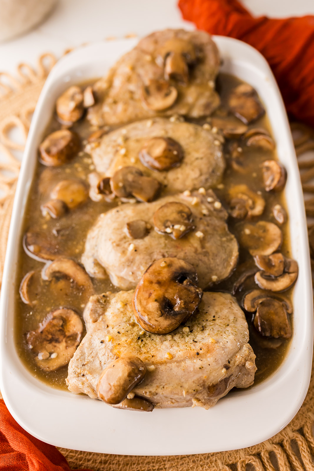 recipe pork chops and mushrooms