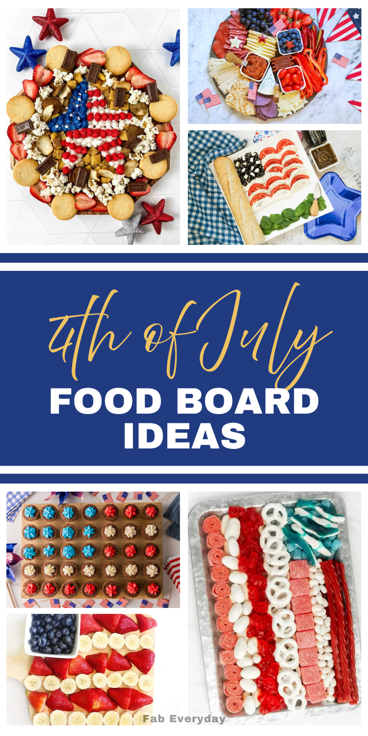 4th of July charcuterie boards, snack boards, and dessert boards