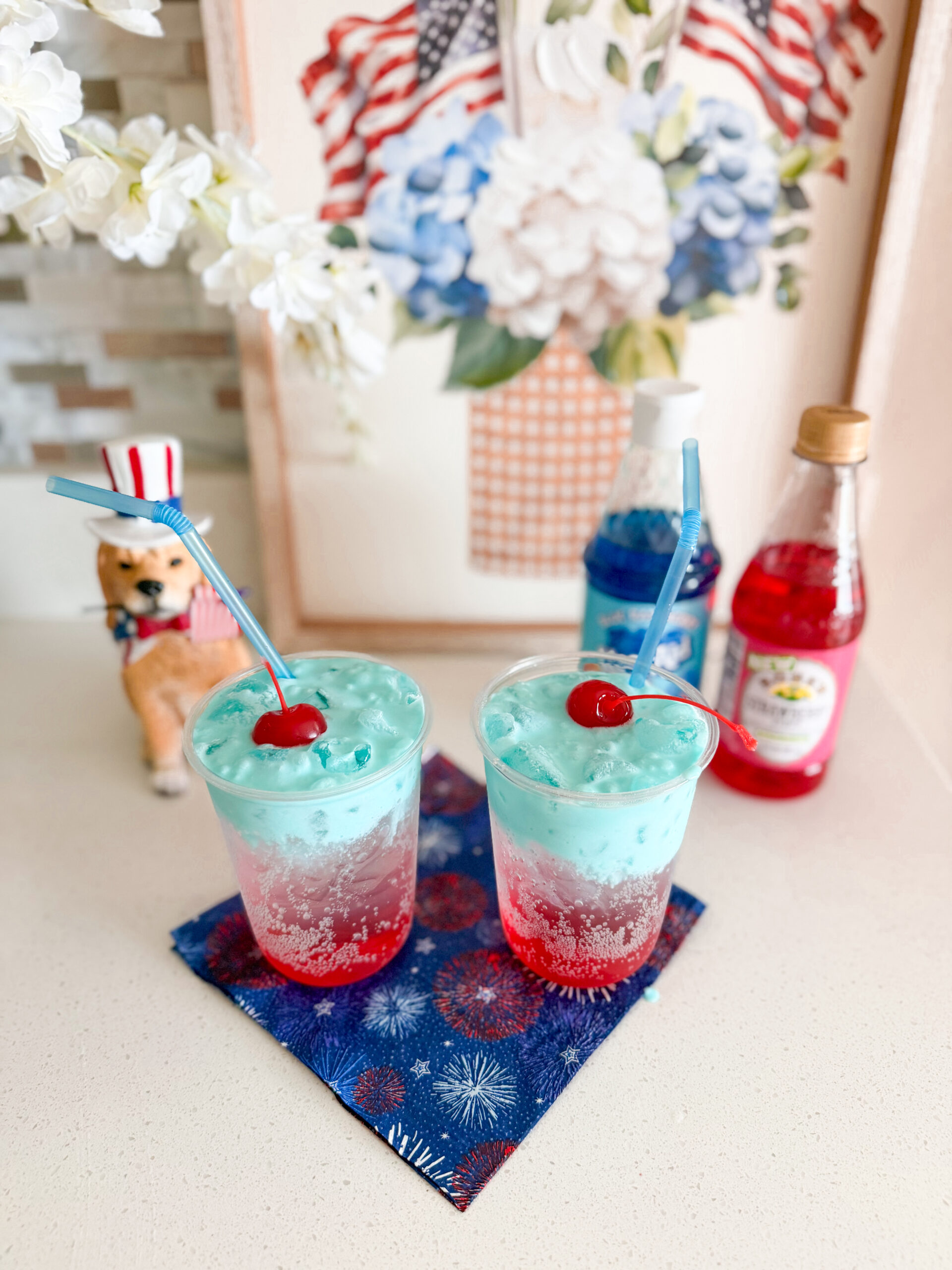 4th of July mocktails