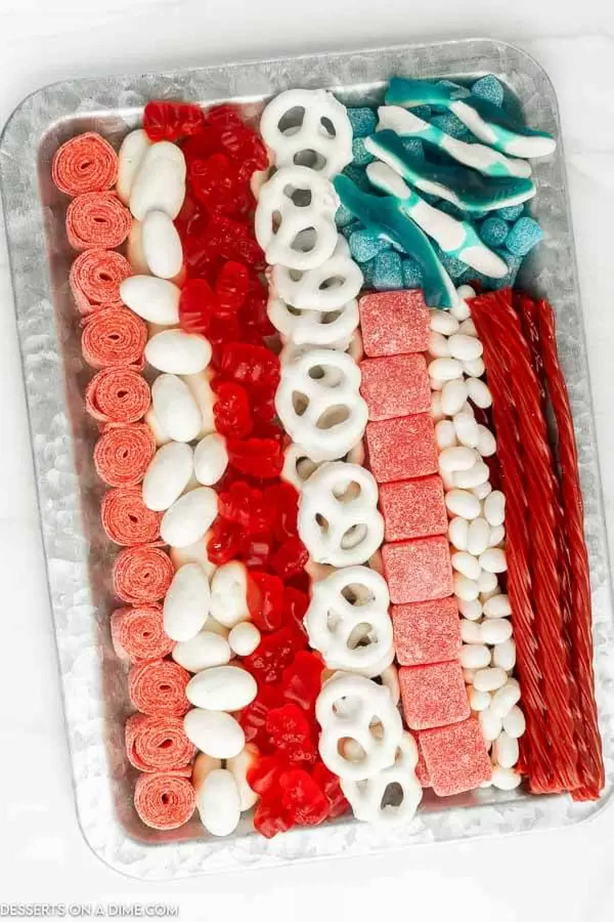 4th of July board ideas: 4th of July dessert charcuterie board