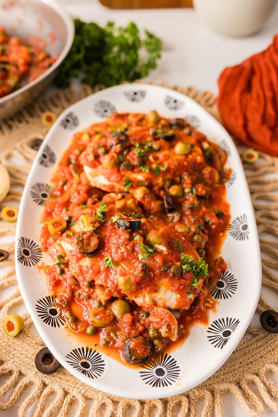 chicken with olives and capers