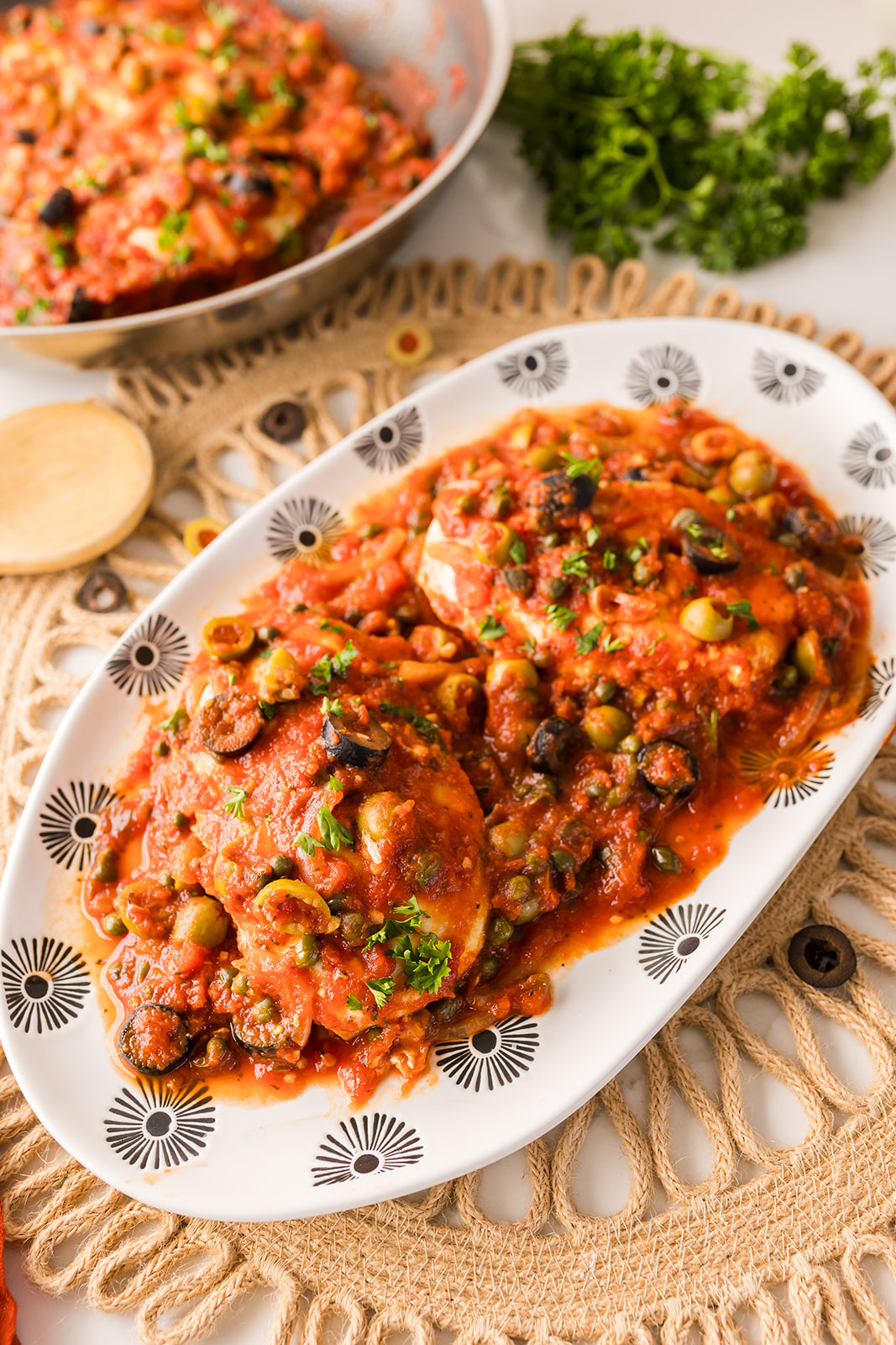 chicken with olives recipe
