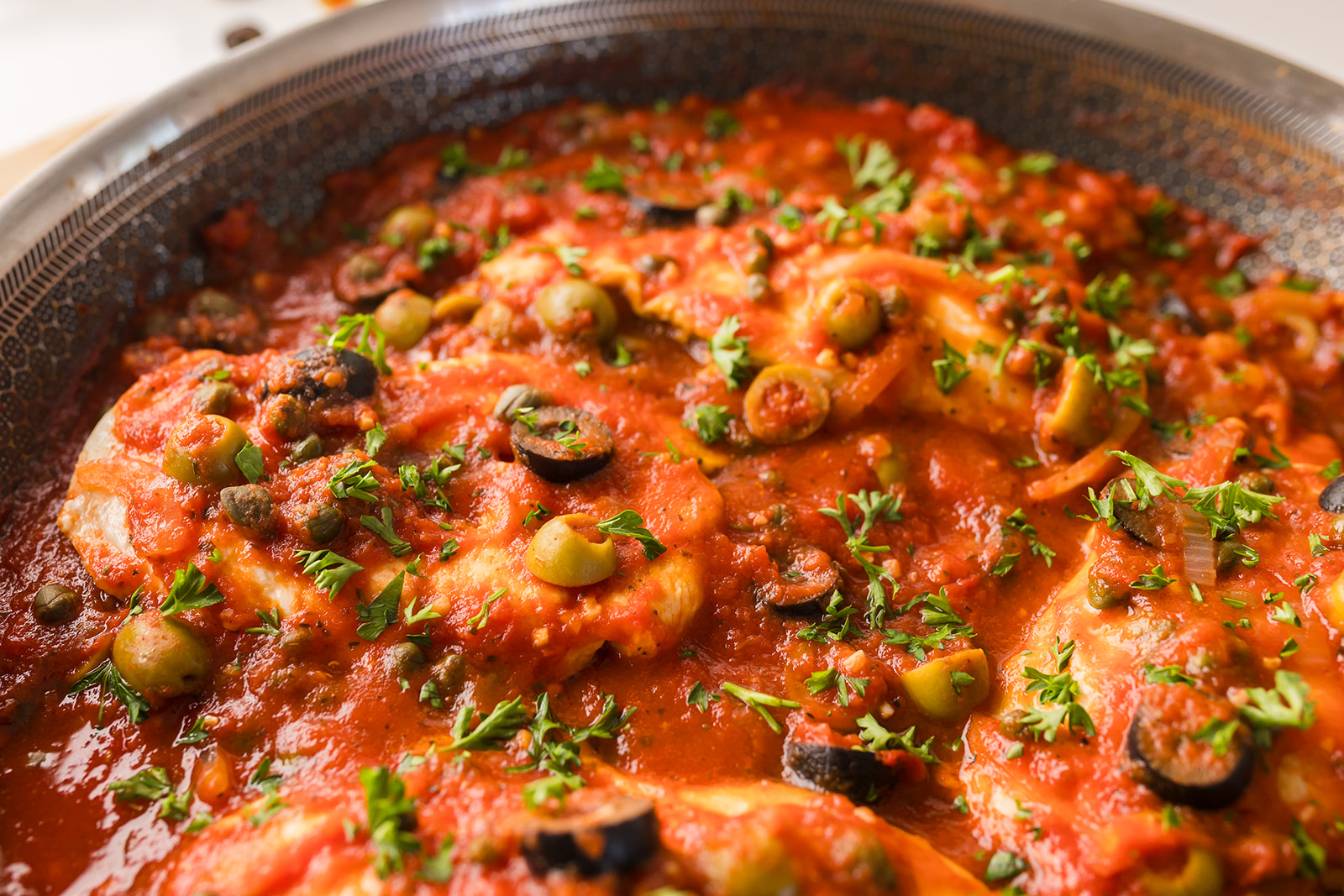 recipe for chicken breast with olives and capers