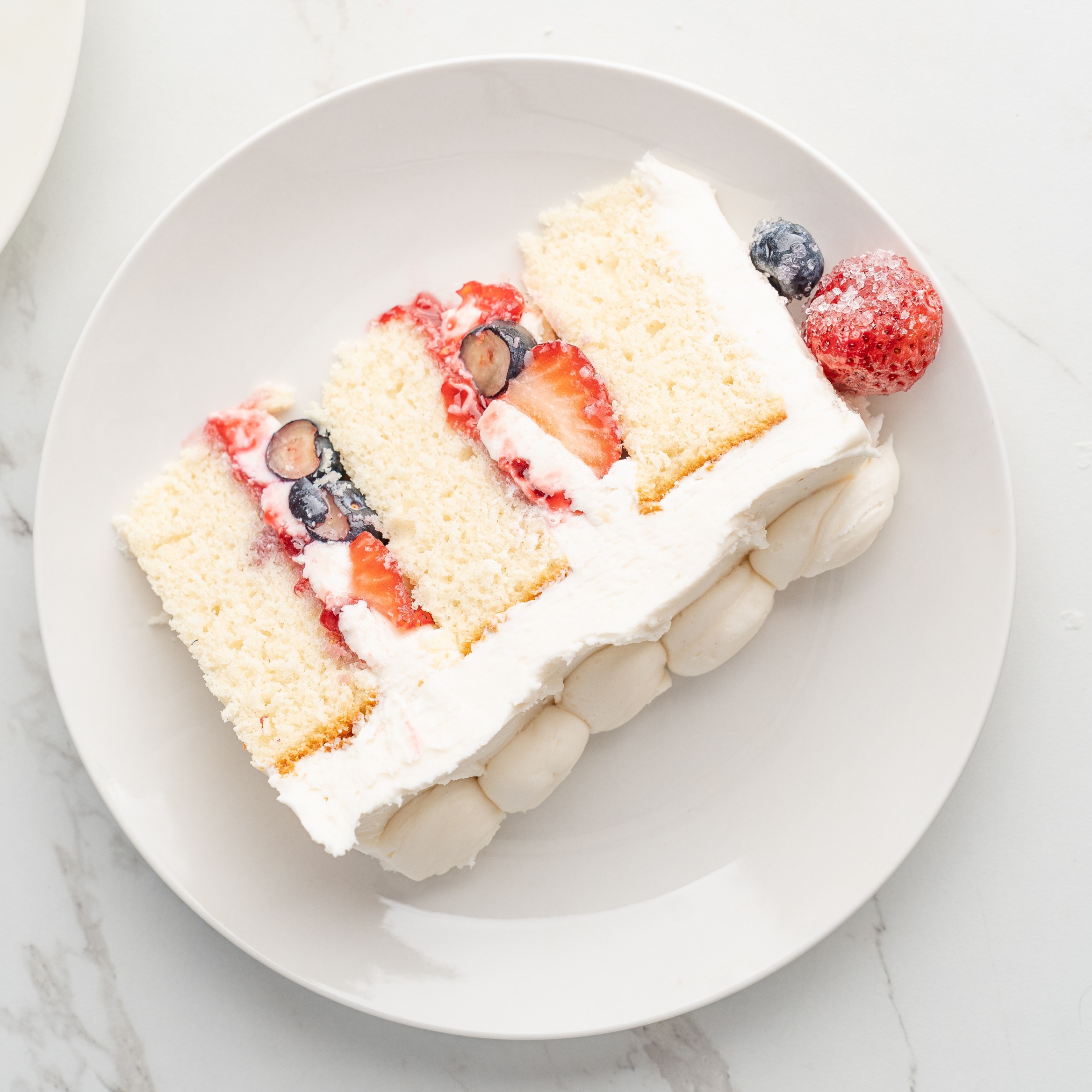 homemade Berry Chantilly Cake