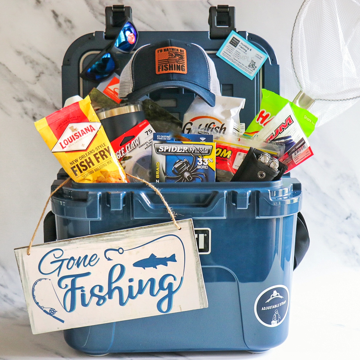 Father's Day gifts for fishing dads: Father's Day fishing gift basket
