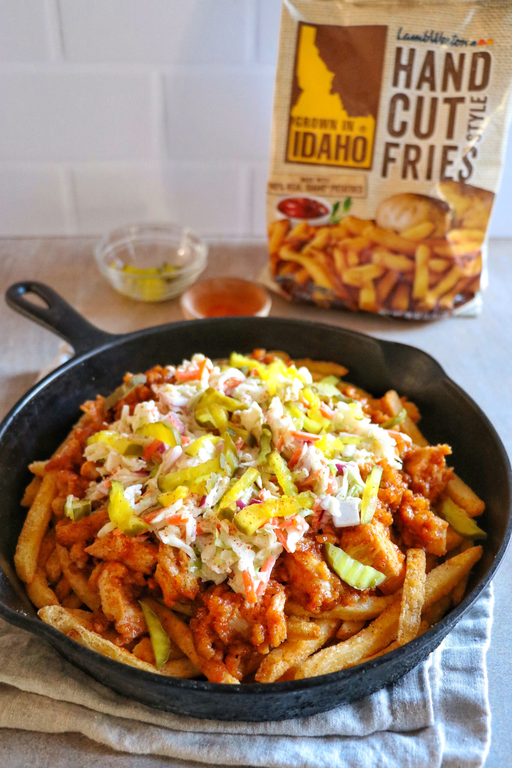 Nashville hot chicken fries