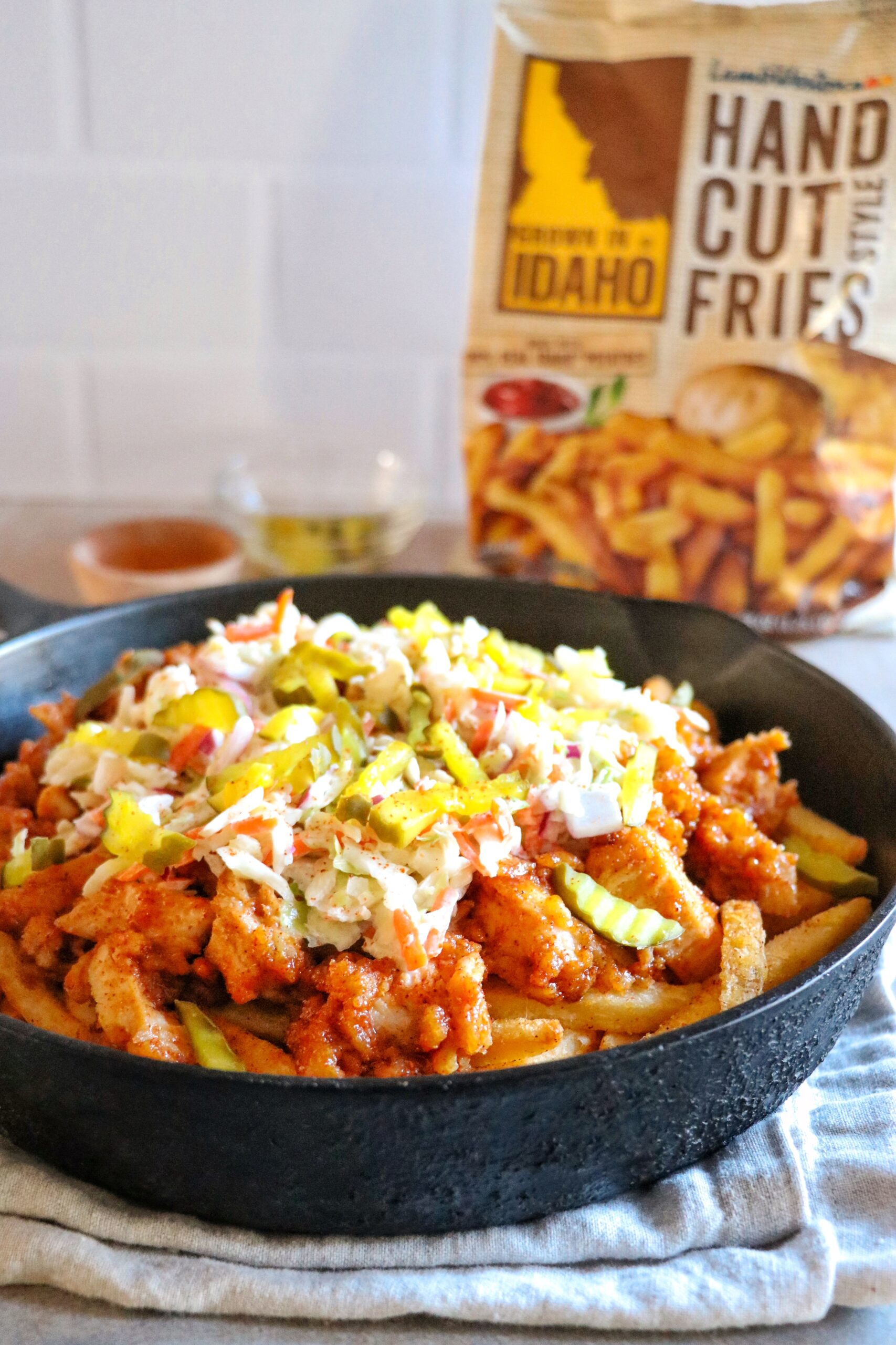 Nashville Hot Chicken Loaded Fries