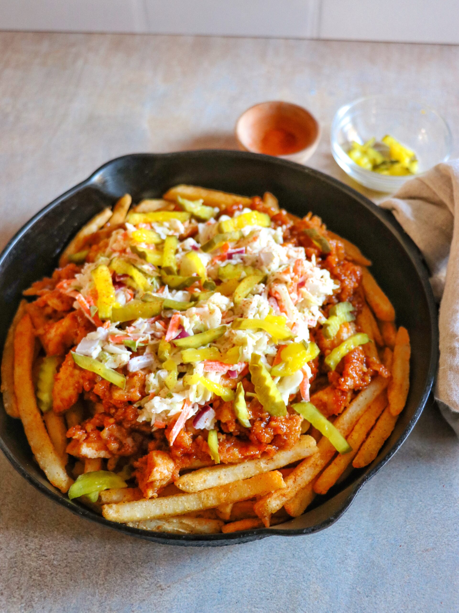 hot honey chicken fries