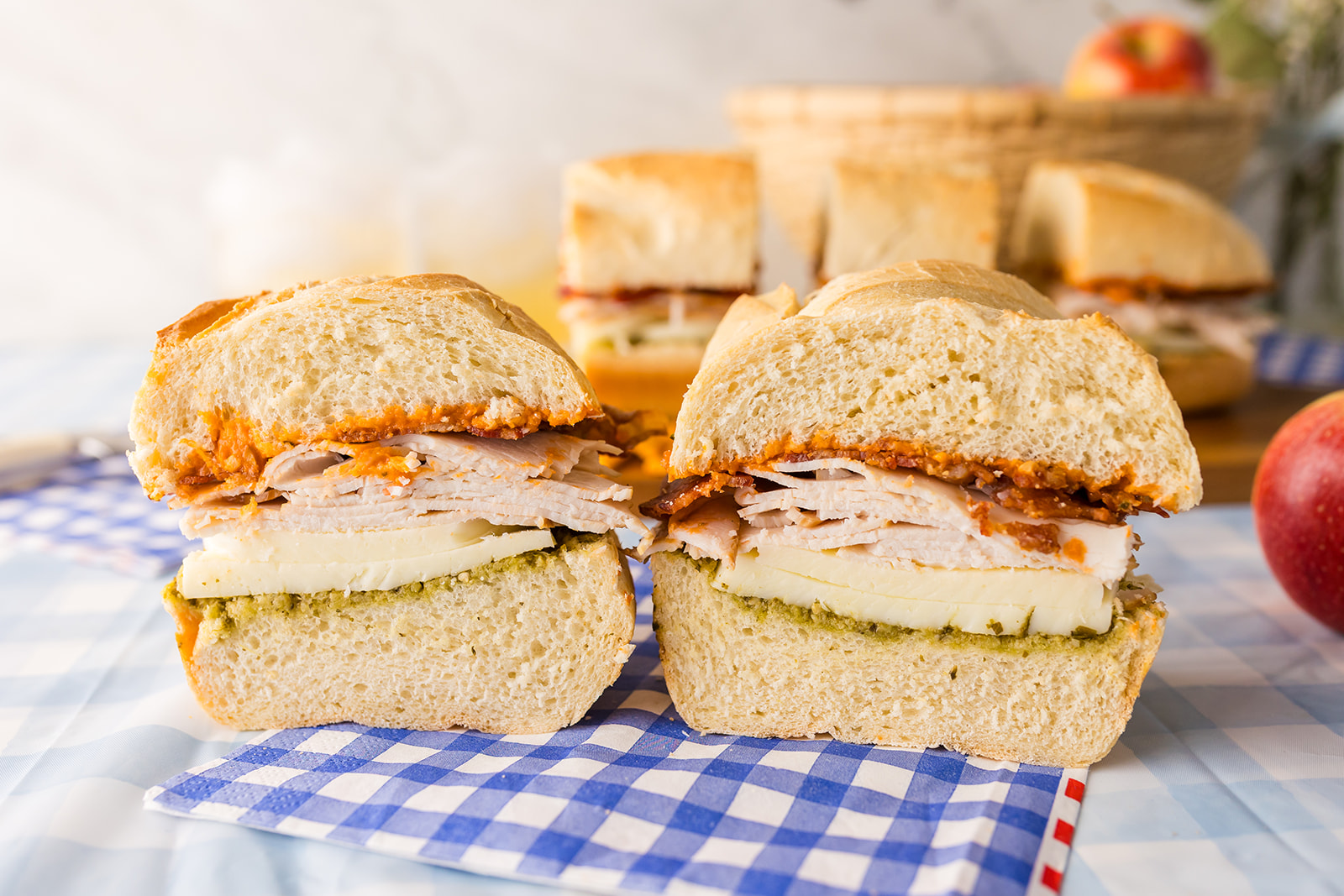 French bread loaf sandwich (picnic sandwich recipe ideas)