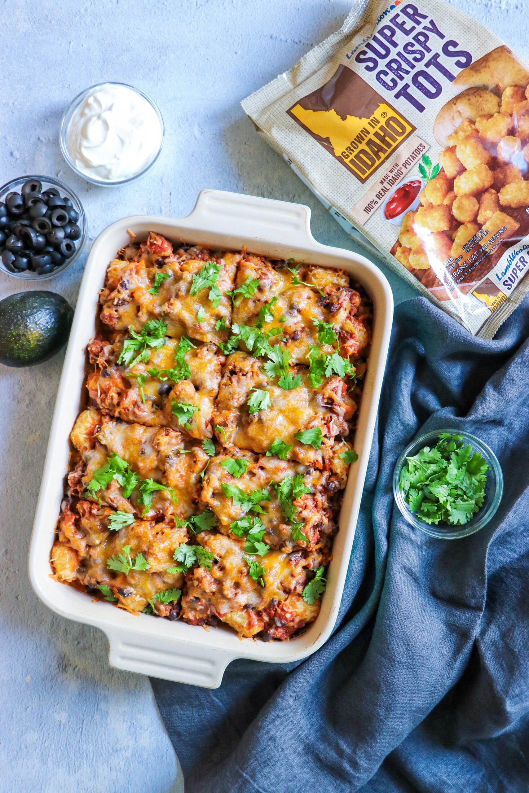 taco casserole with tater tots