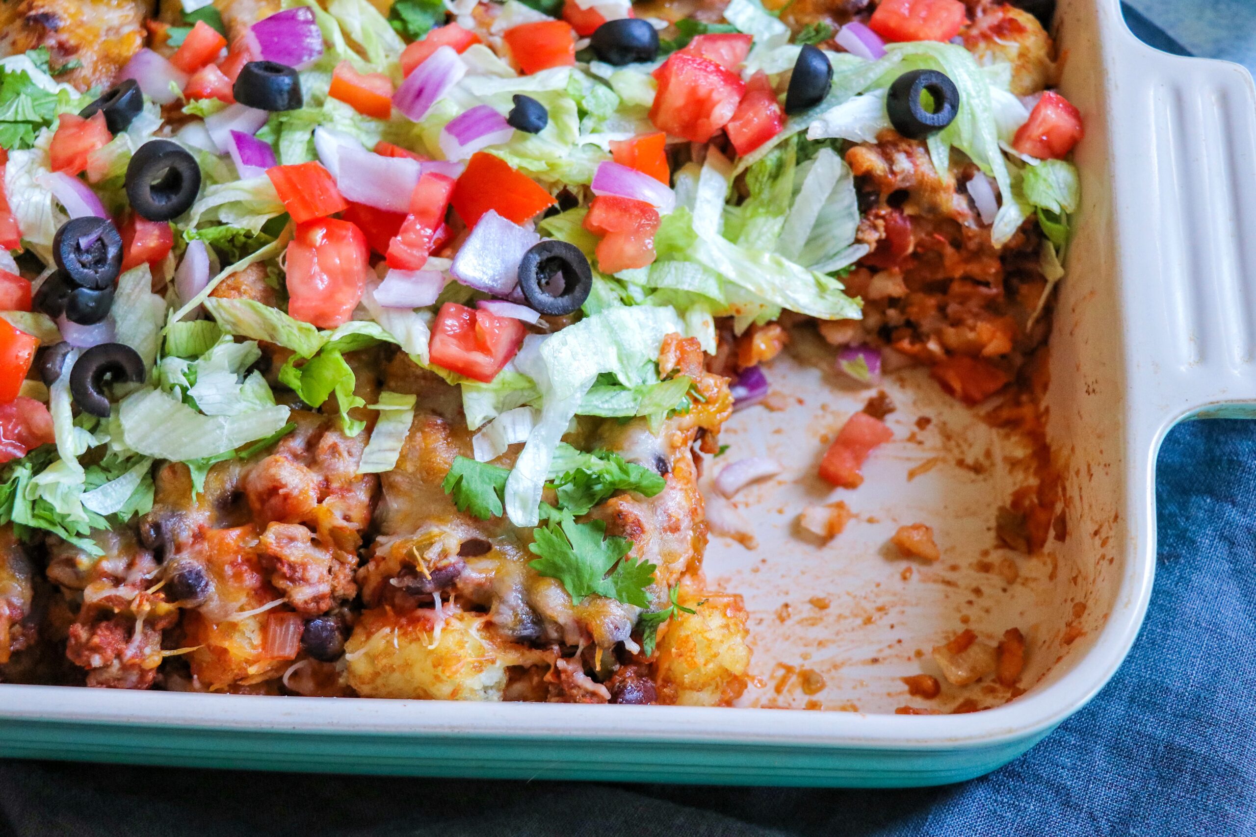 taco bake with tater tots