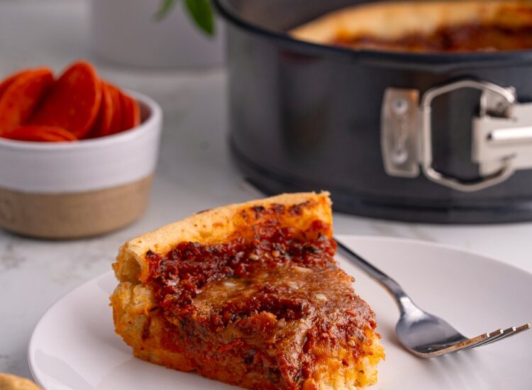 Chicago-style deep dish pizza recipe