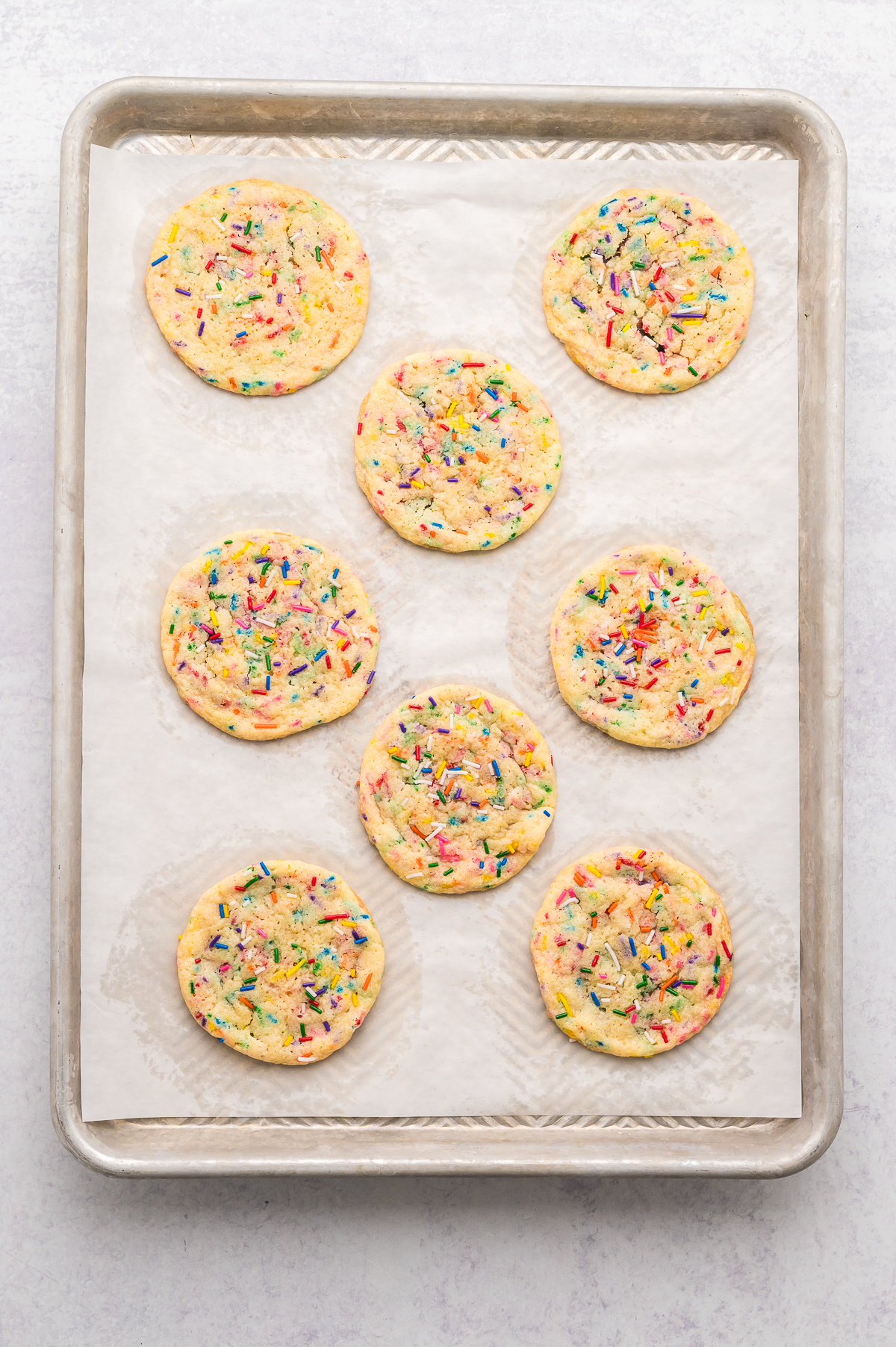 recipe for Funfetti Cookies from scratch