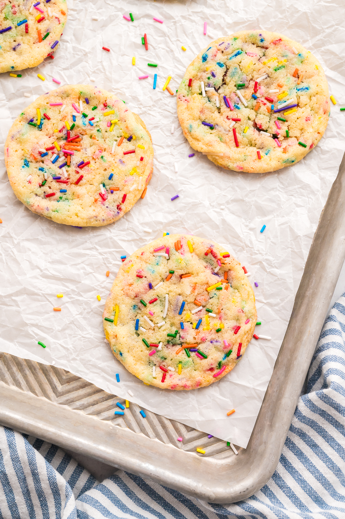 Easy Funfetti Cookies
