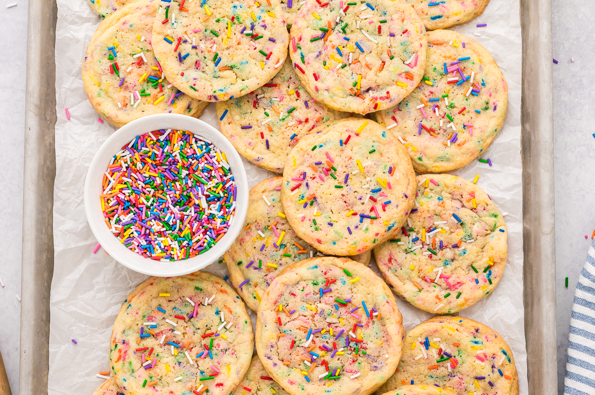 homemade Funfetti Cookies