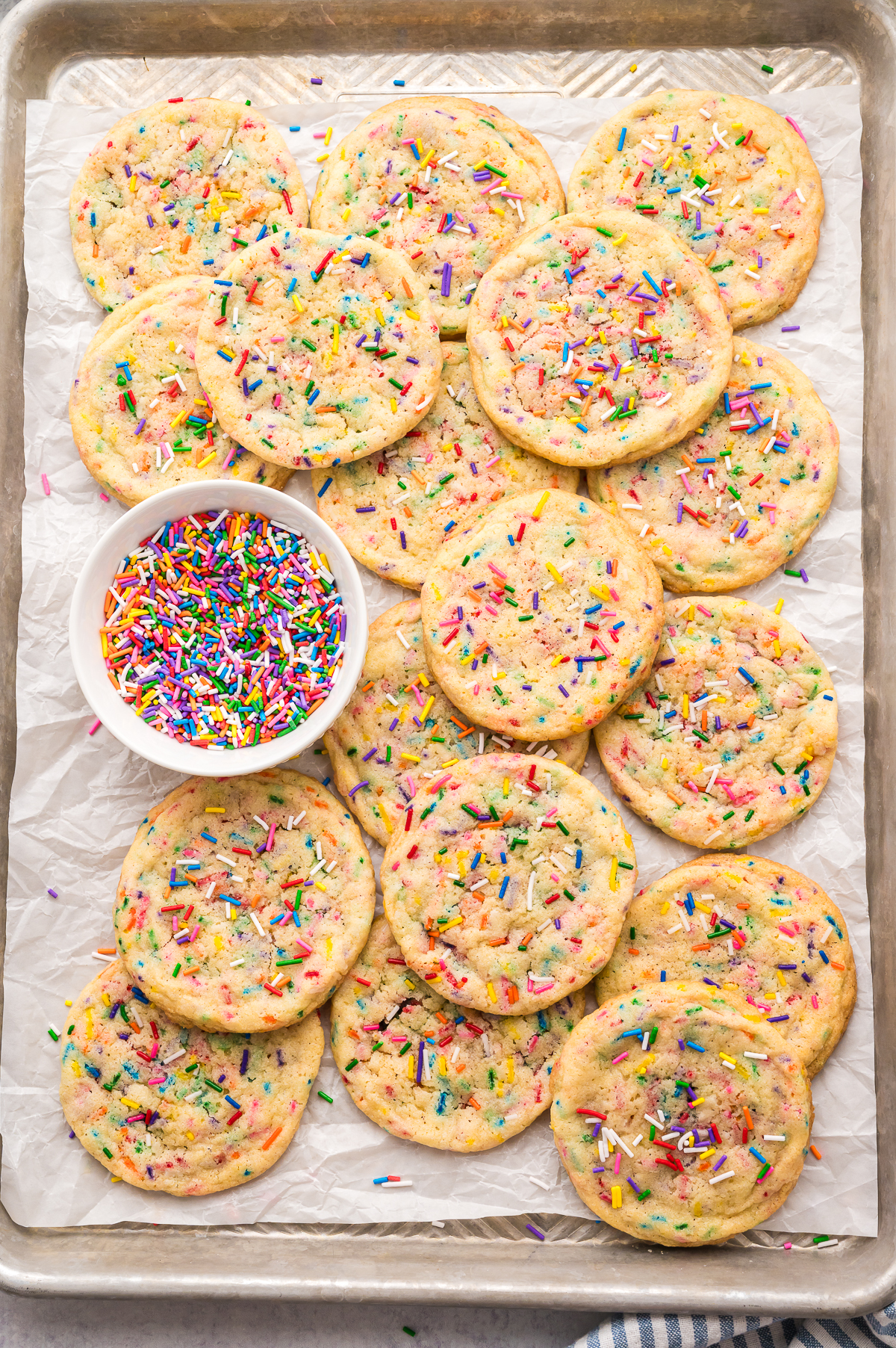 how to make Funfetti Cookies from scratch