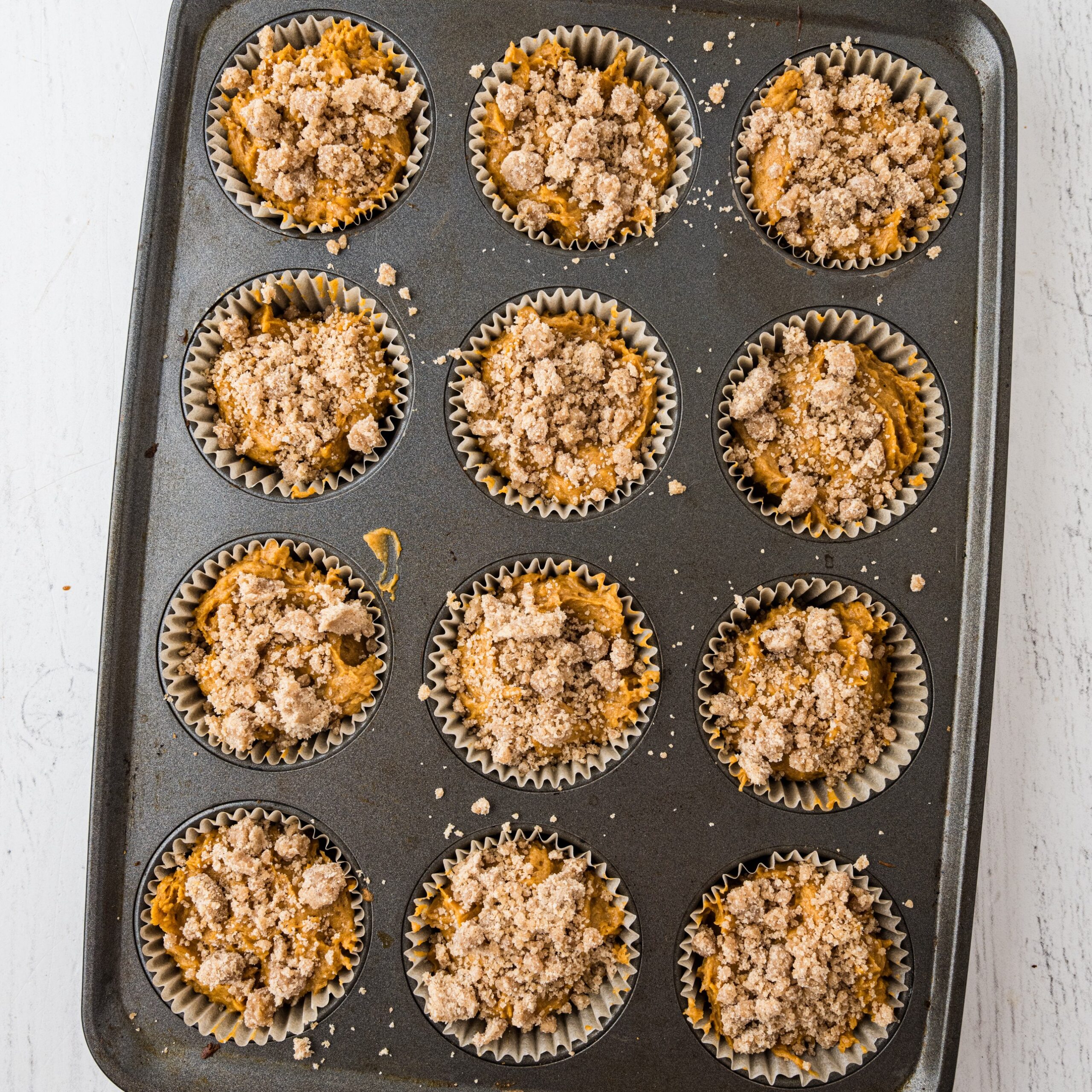 pumpkin muffins with spice cake mix