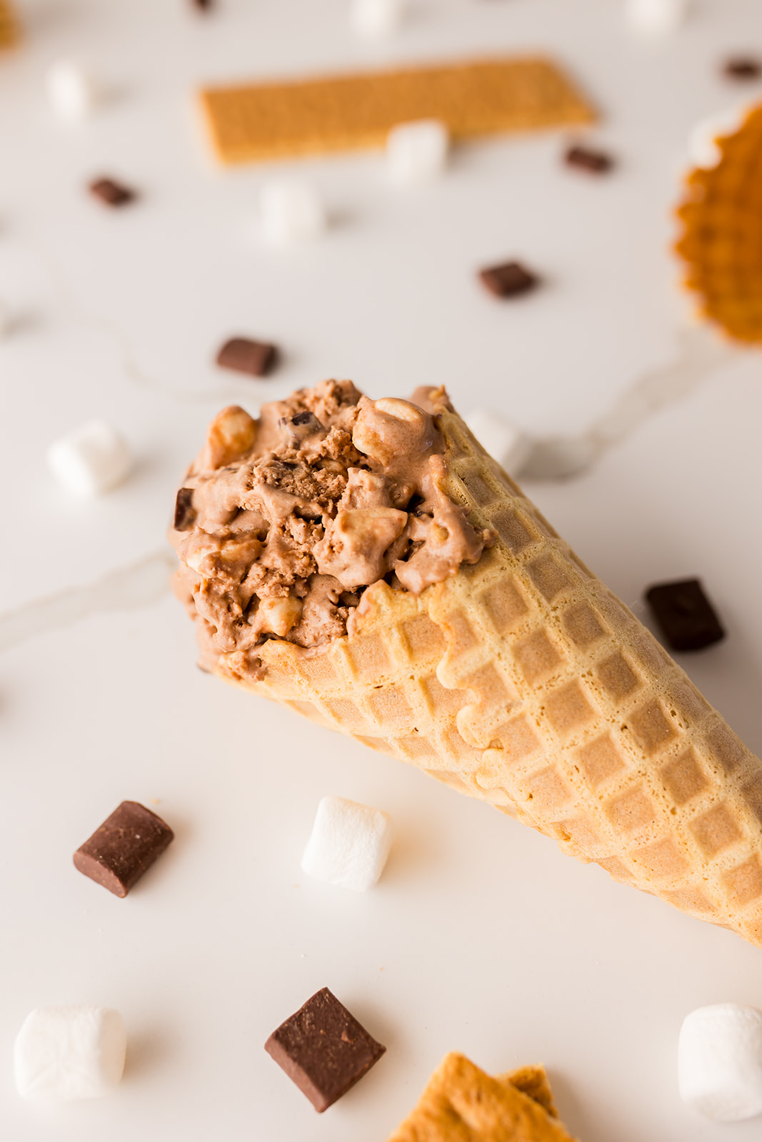 dark chocolate s'mores ice cream recipe