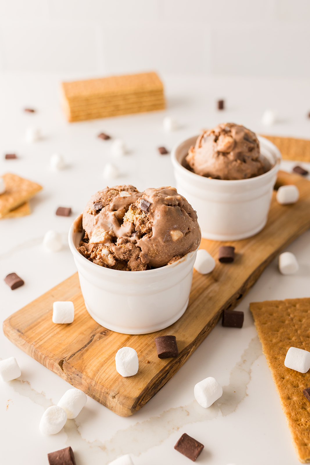 dark chocolate s mores ice cream recipe