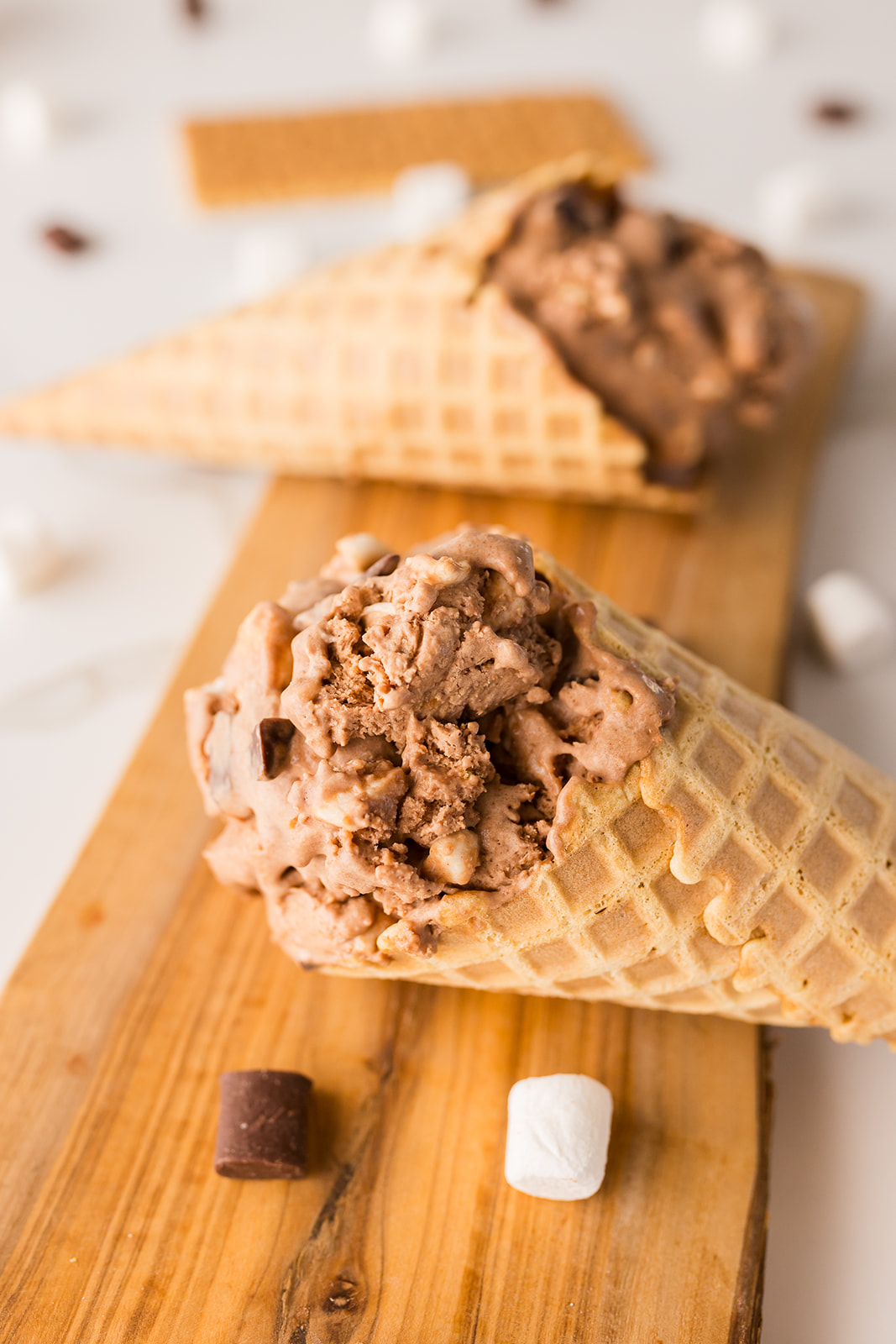 homemade s'mores ice cream