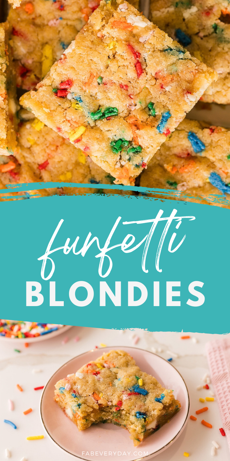 Funfetti Blondies recipe