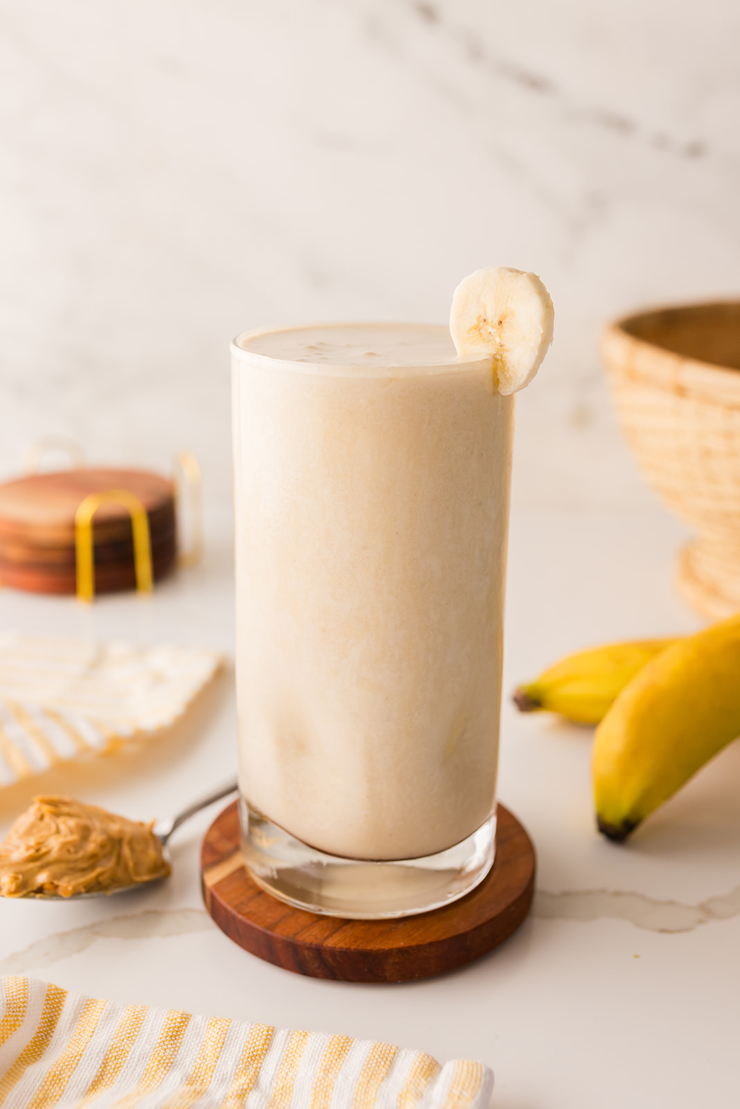 Chocolate Peanut Butter Banana Protein Shake