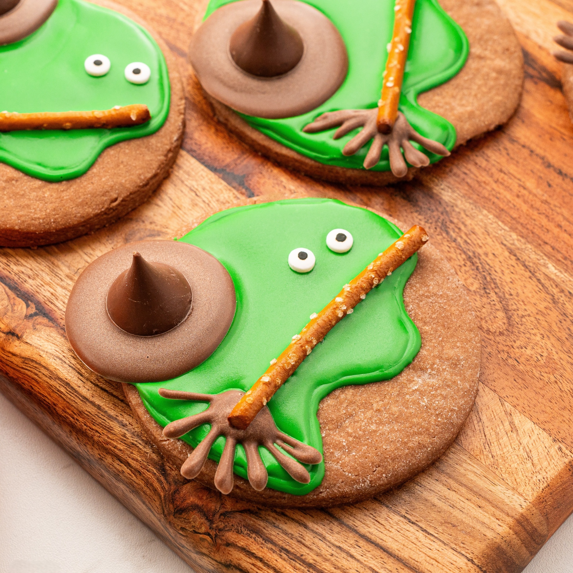 witch cookies for Halloween