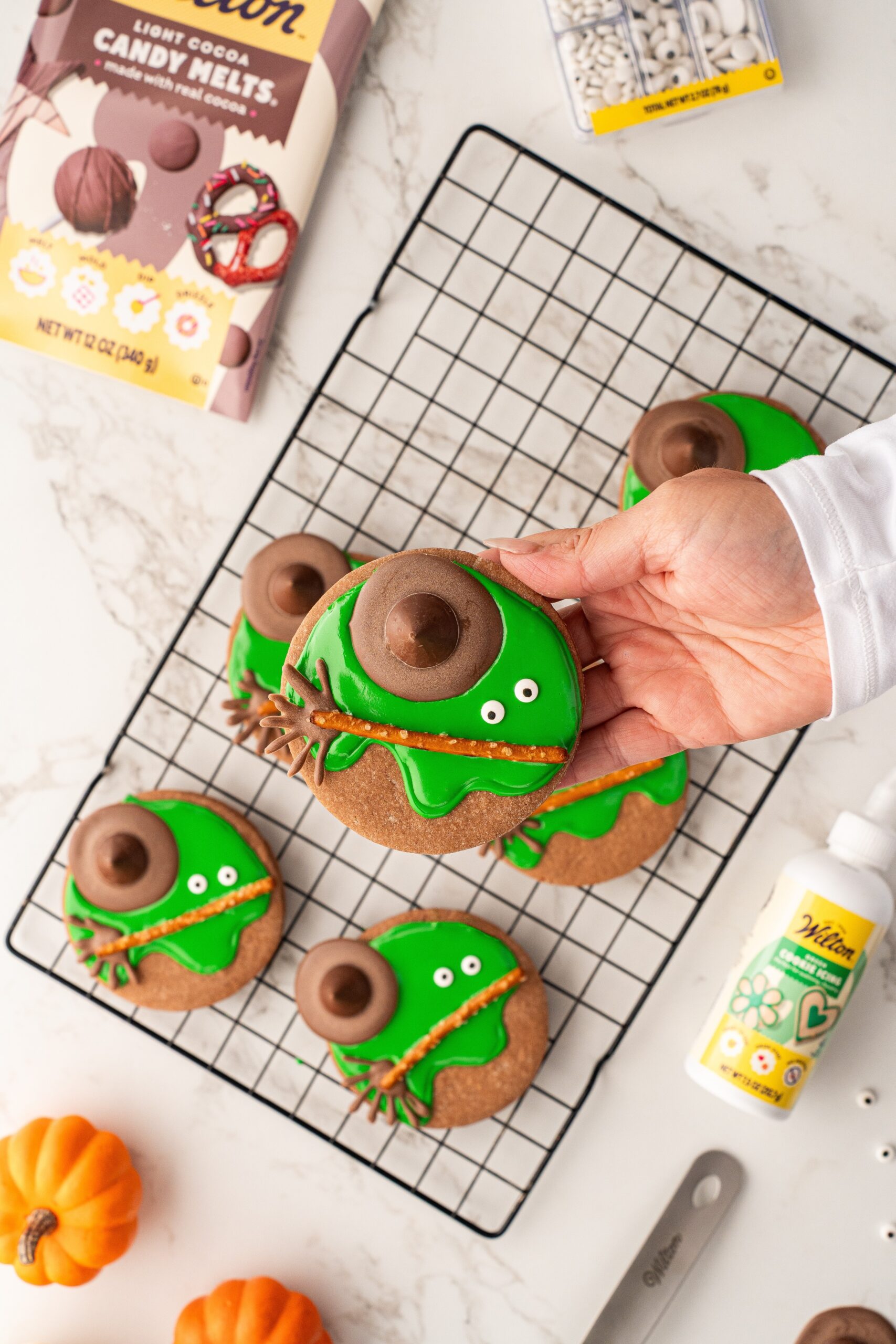 Melted Witch Cookies