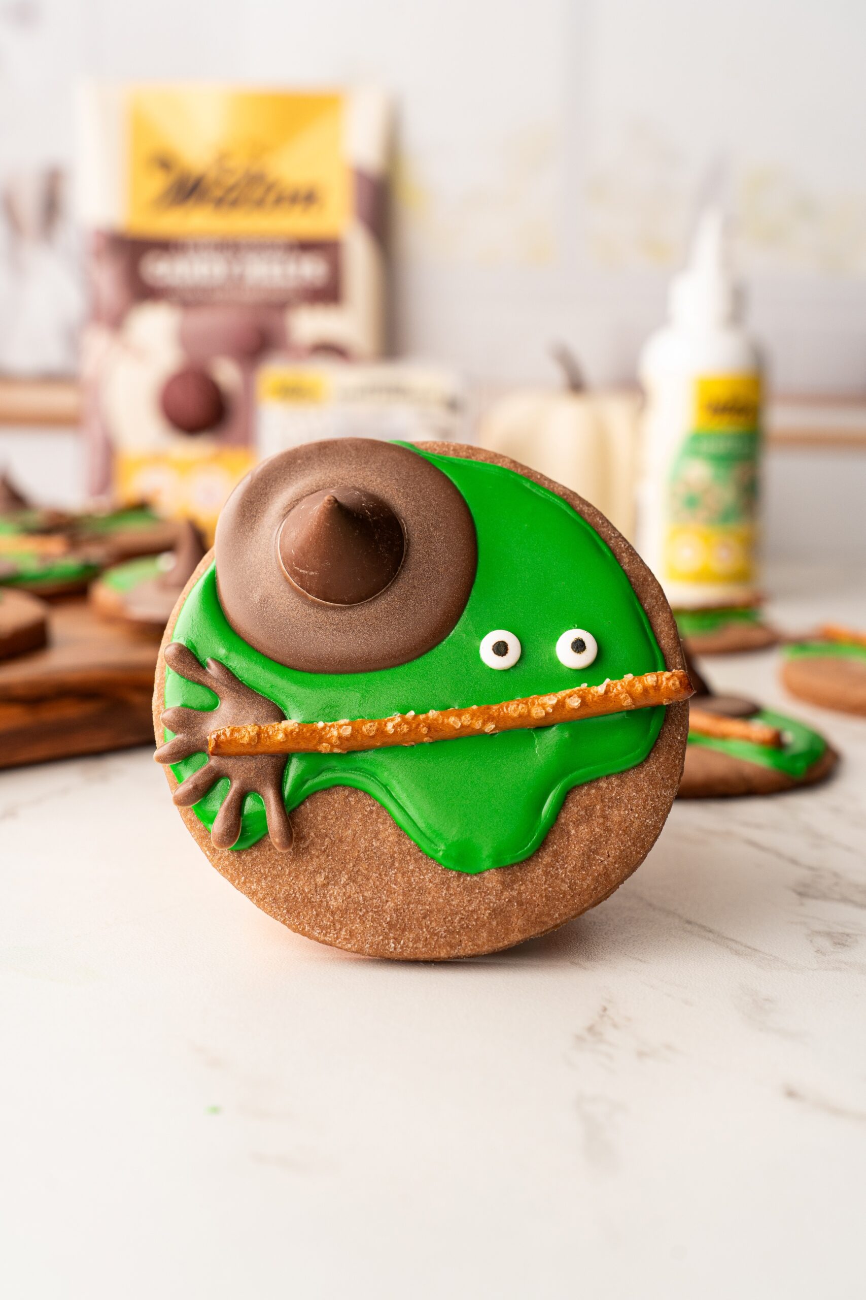 Halloween witch cookies