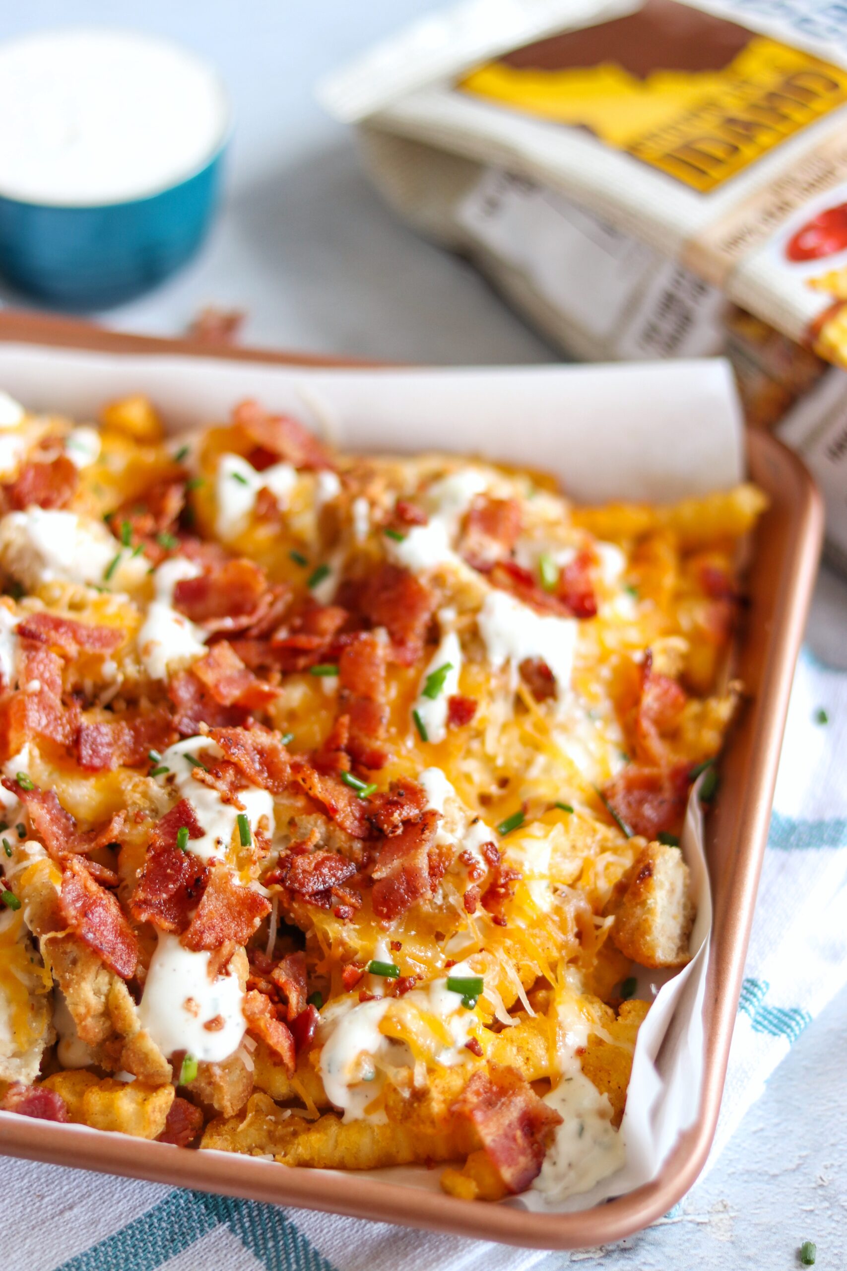 Loaded Chicken, Bacon, and Ranch Fries