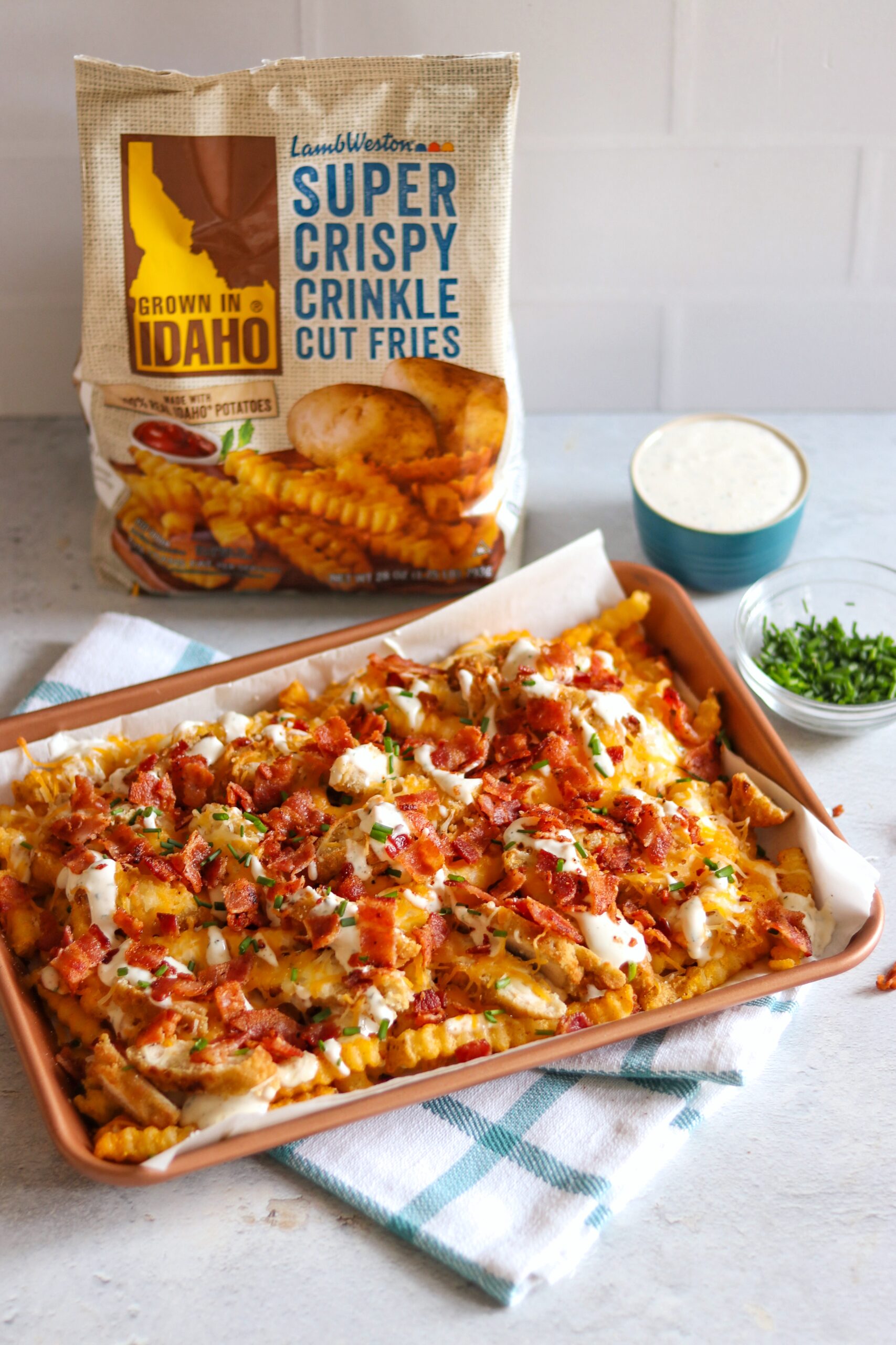 chicken bacon ranch fries